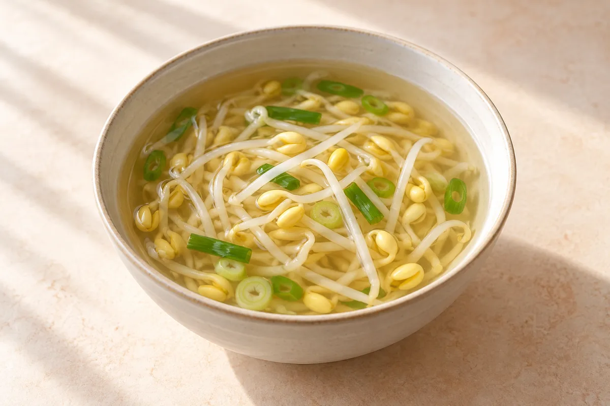콩나물국 완성 모습 참고 · AI 생성 이미지